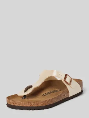 Birkenstock Zehentrenner mit Dornschließe Modell 'Gizeh' (beige) online kaufen