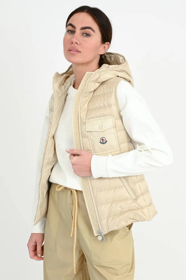 Daunengilet GLYGOS in Creme
