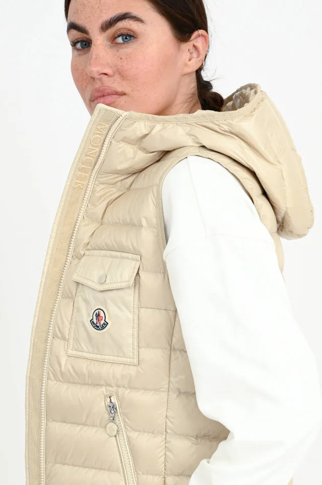 Daunengilet GLYGOS in Creme