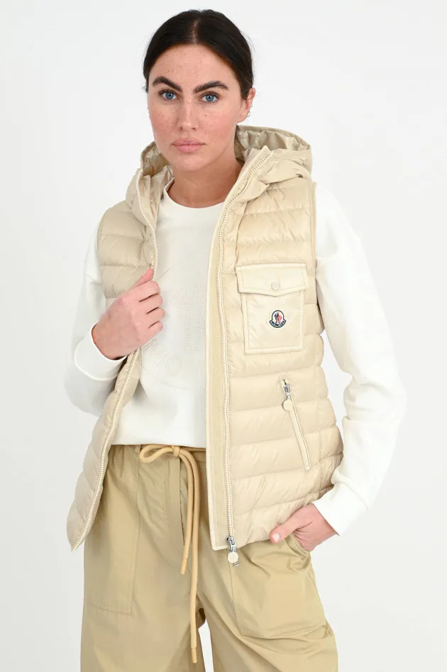 Daunengilet GLYGOS in Creme