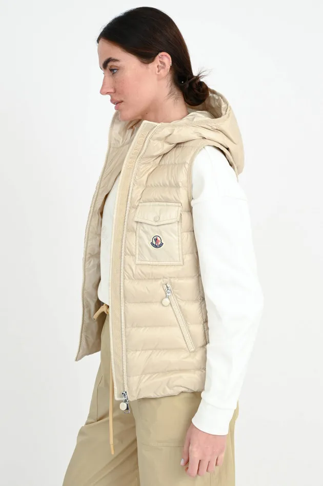 Daunengilet GLYGOS in Creme