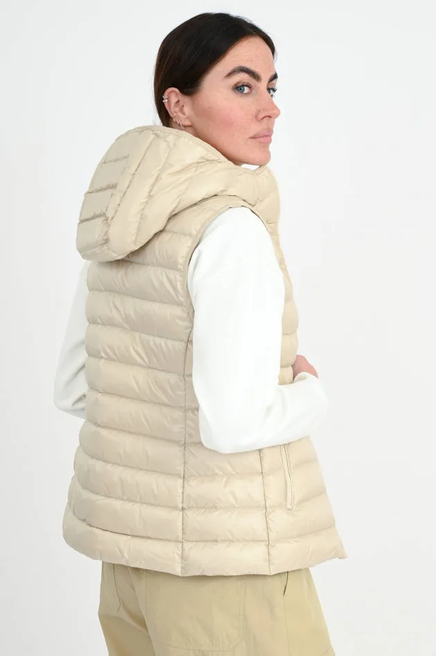 Daunengilet GLYGOS in Creme