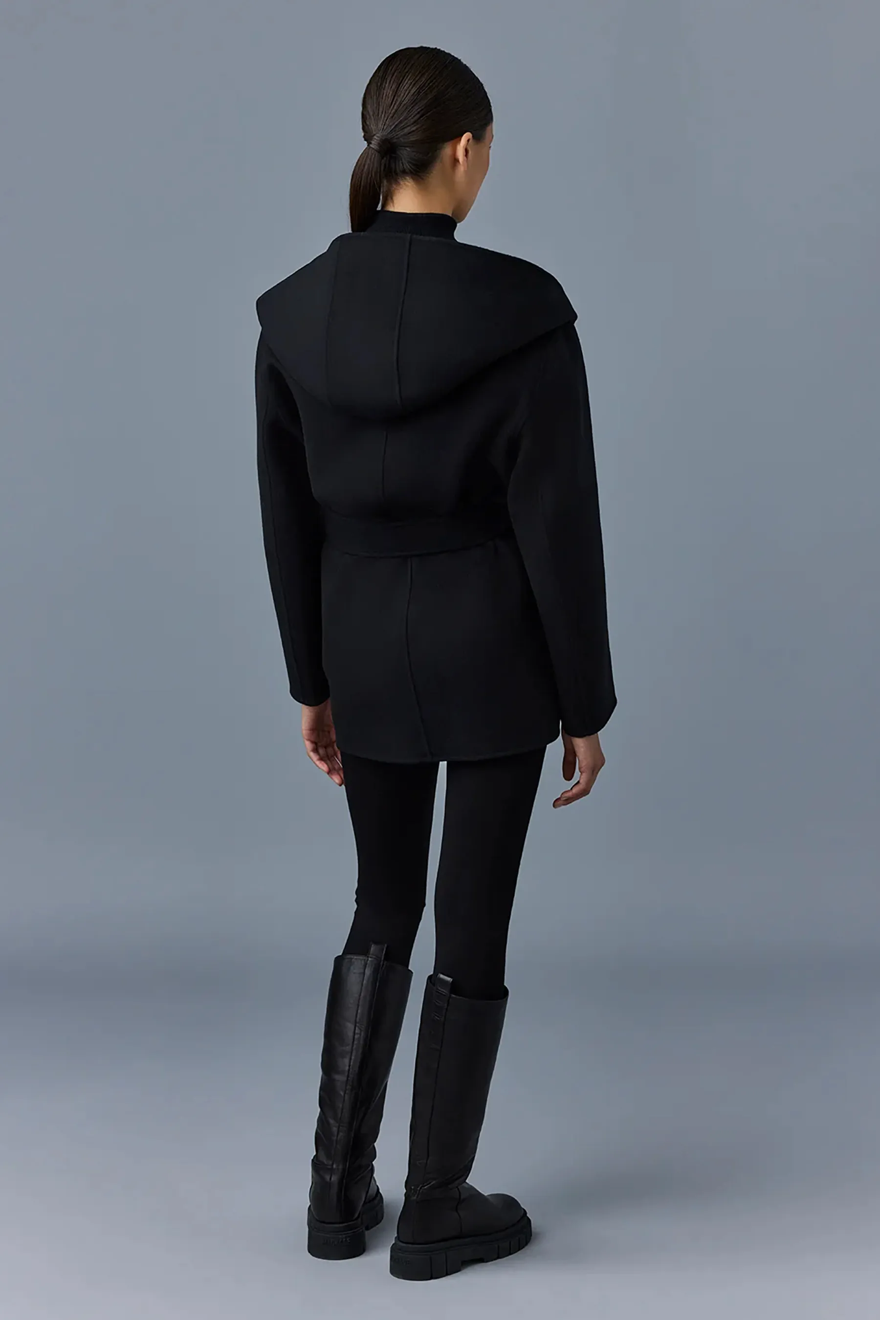 MACKAGE Double-Face Wool Wrap Coat Azra  