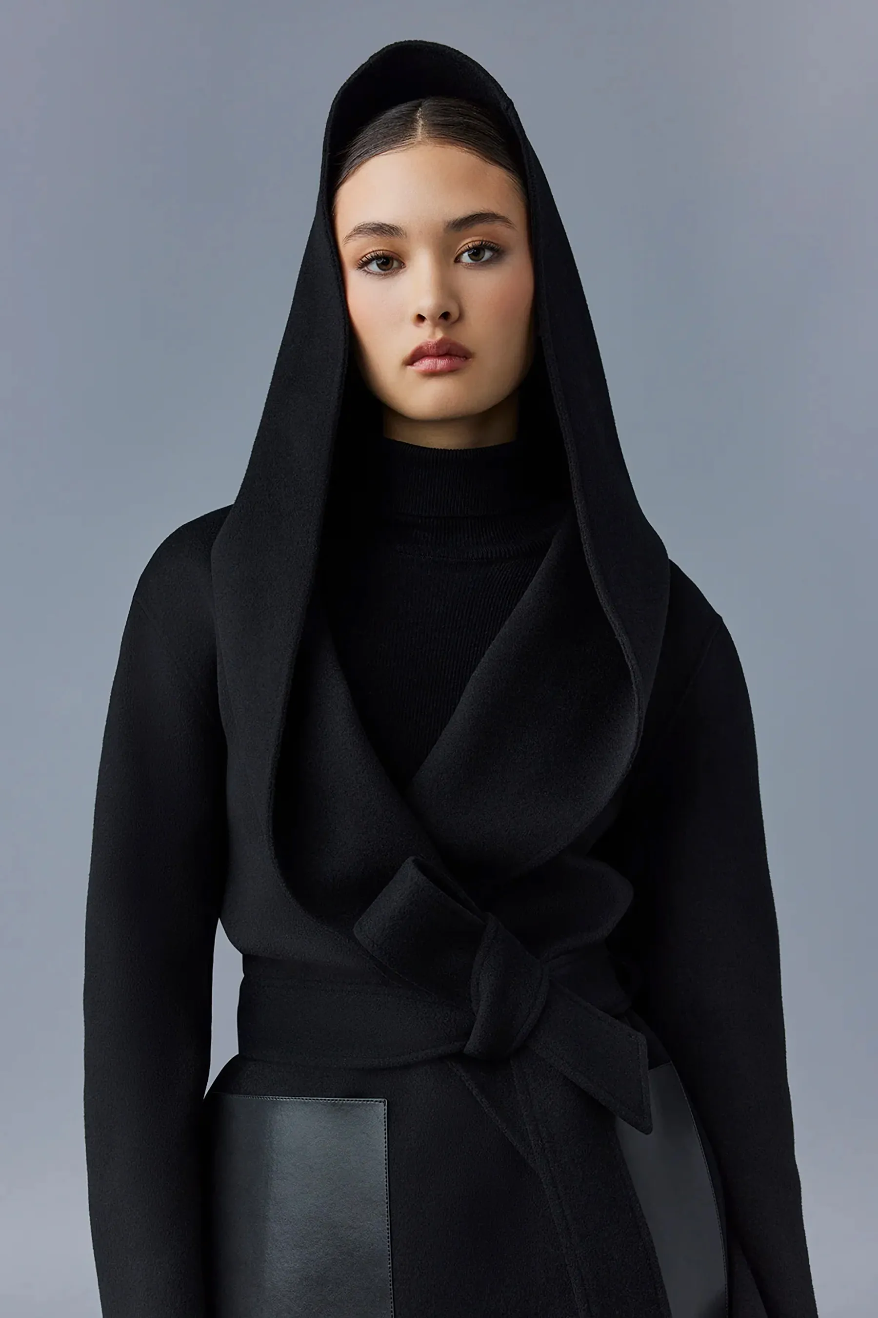 MACKAGE Double-Face Wool Wrap Coat Azra  