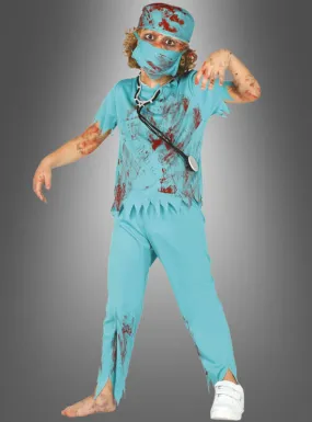 Zombie Arzt Halloween Kinderkostüm » Kostümpalast 